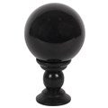 Black Crystal Ball With Stand