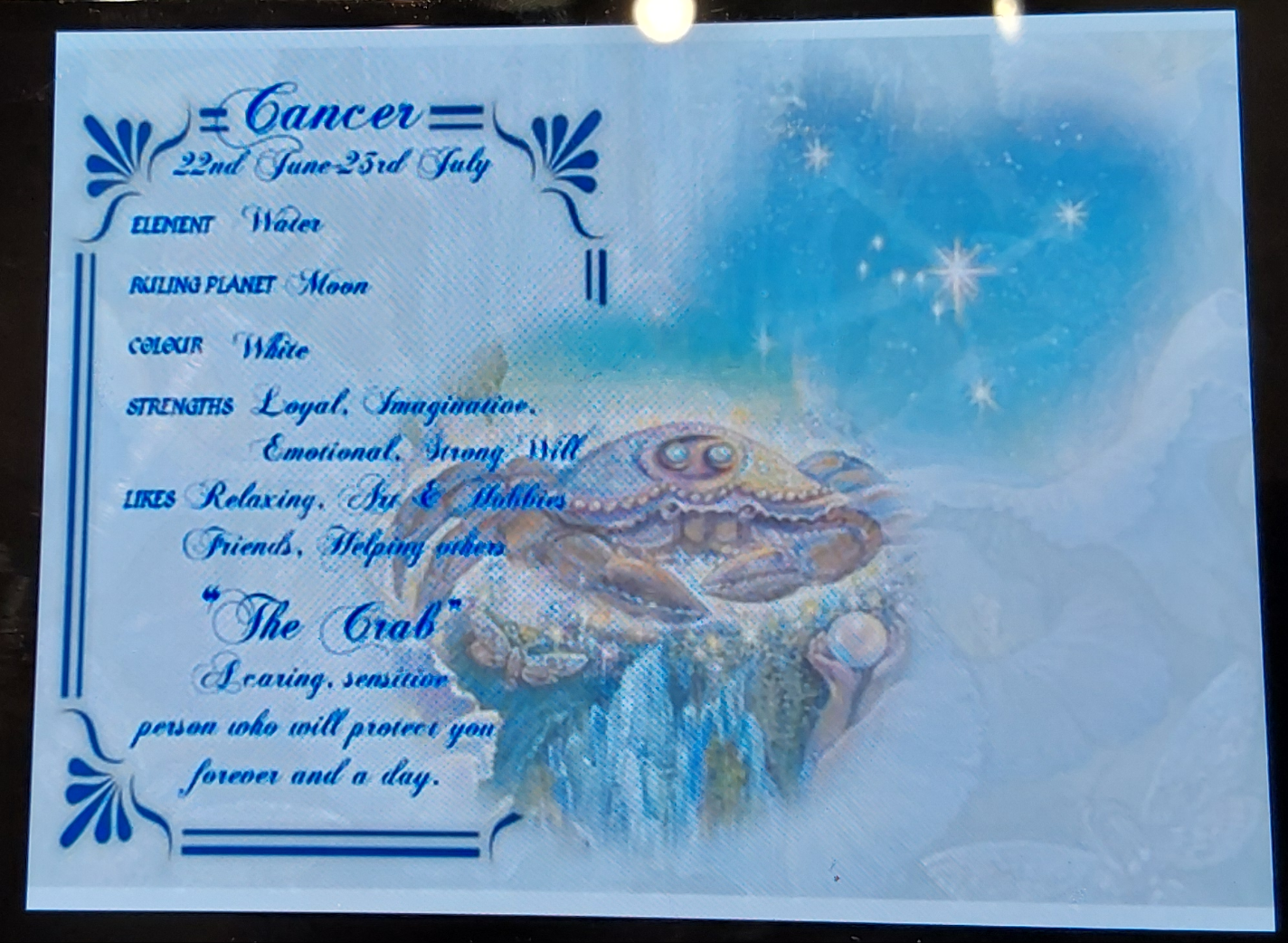 Cancer Birthday Card