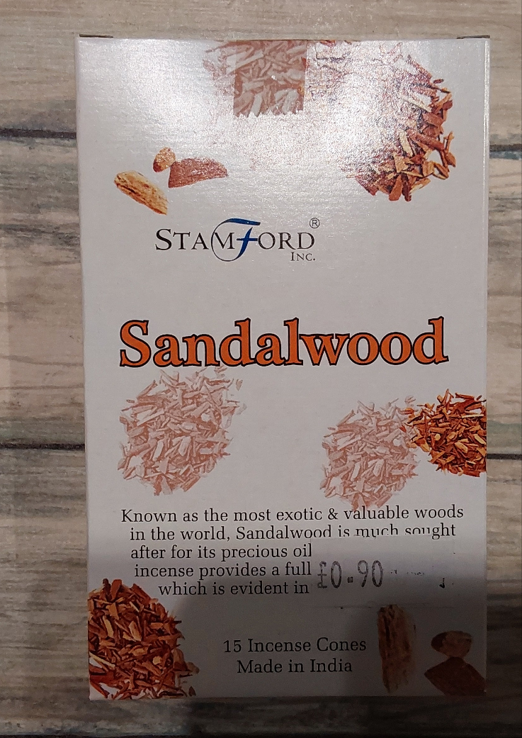 Sandalwood Stamford Incense Cones