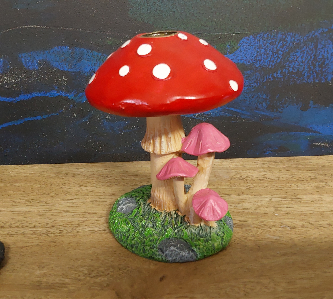 Mushroom backflow burner- dark forest range