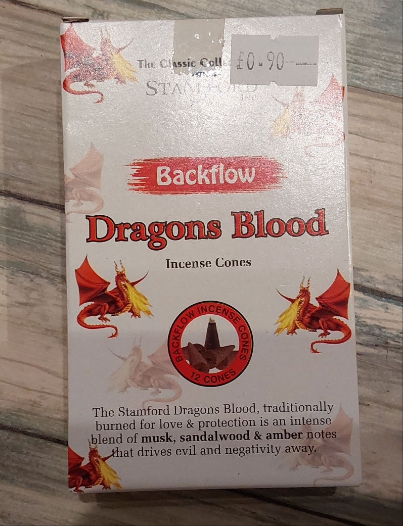 Dragon's Blood Backflow Stamford Incense