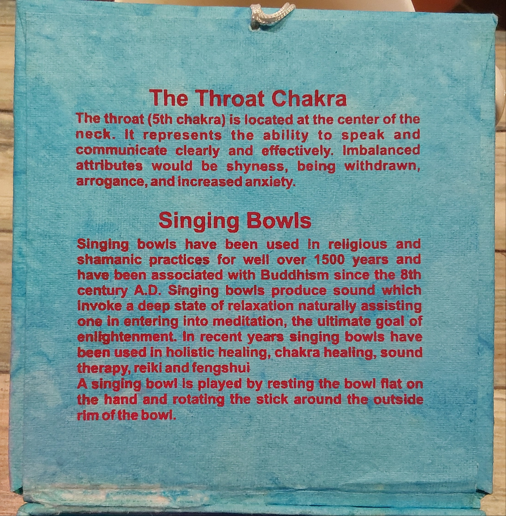 Throat Chakra Singing Bowl