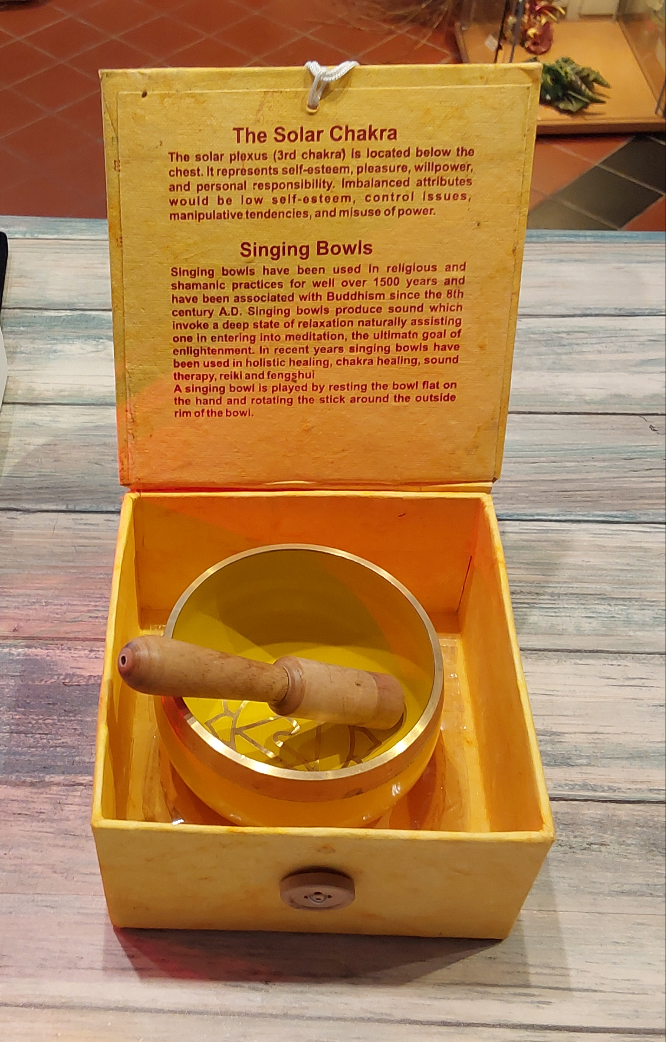 Solar Plexus Chakra Singing Bowl