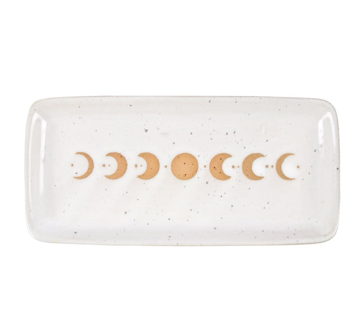 17cm Moon phase trinket dish