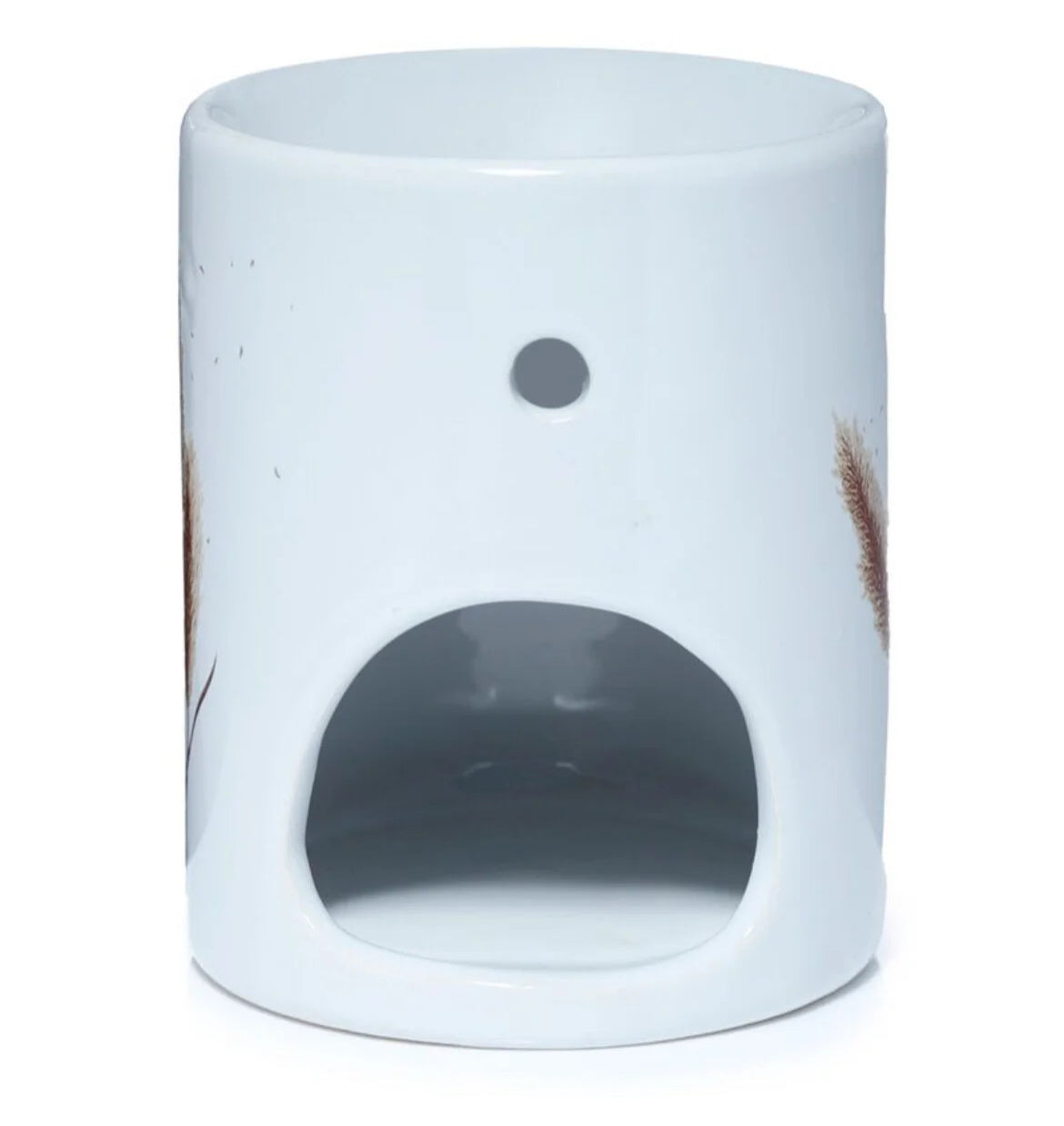 Ceramic pampas grass burner