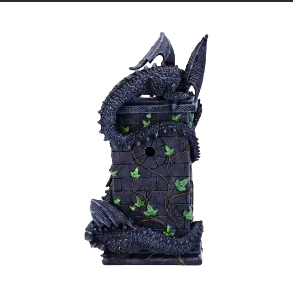 Duelling Dragon Clock 26cm