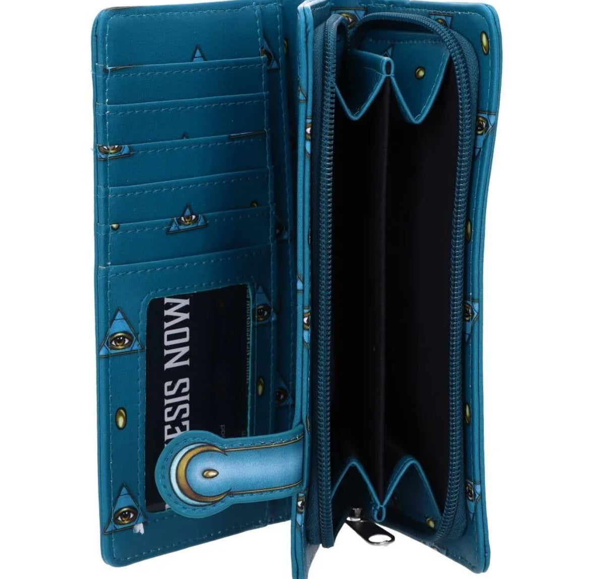 Palmistry embossed purse 18.5cm