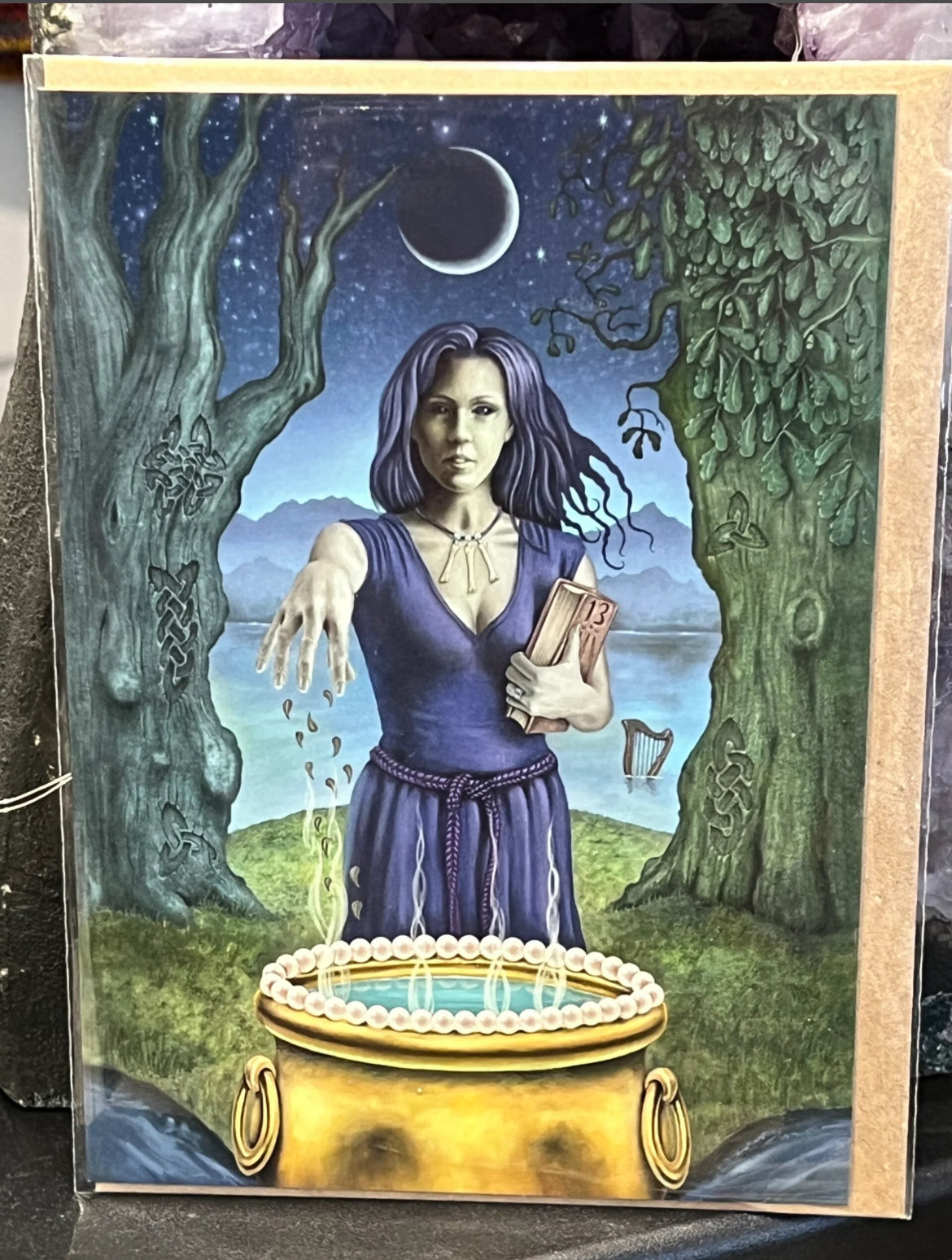 The High Priestess greeting card