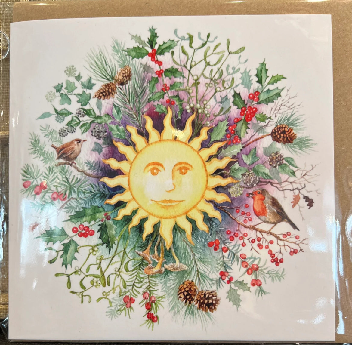 Winter Solstice greeting card