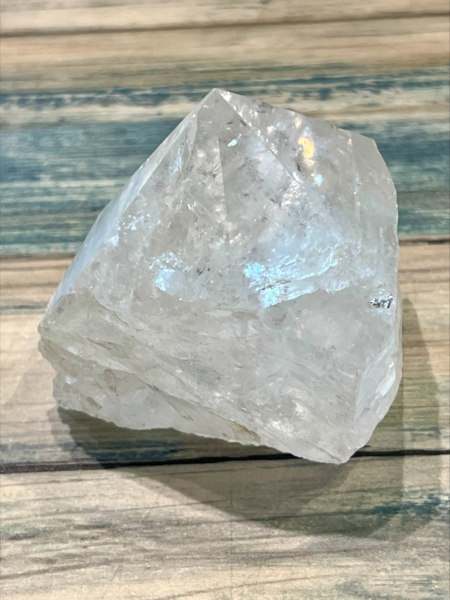 Clear Quartz Cut Base Point