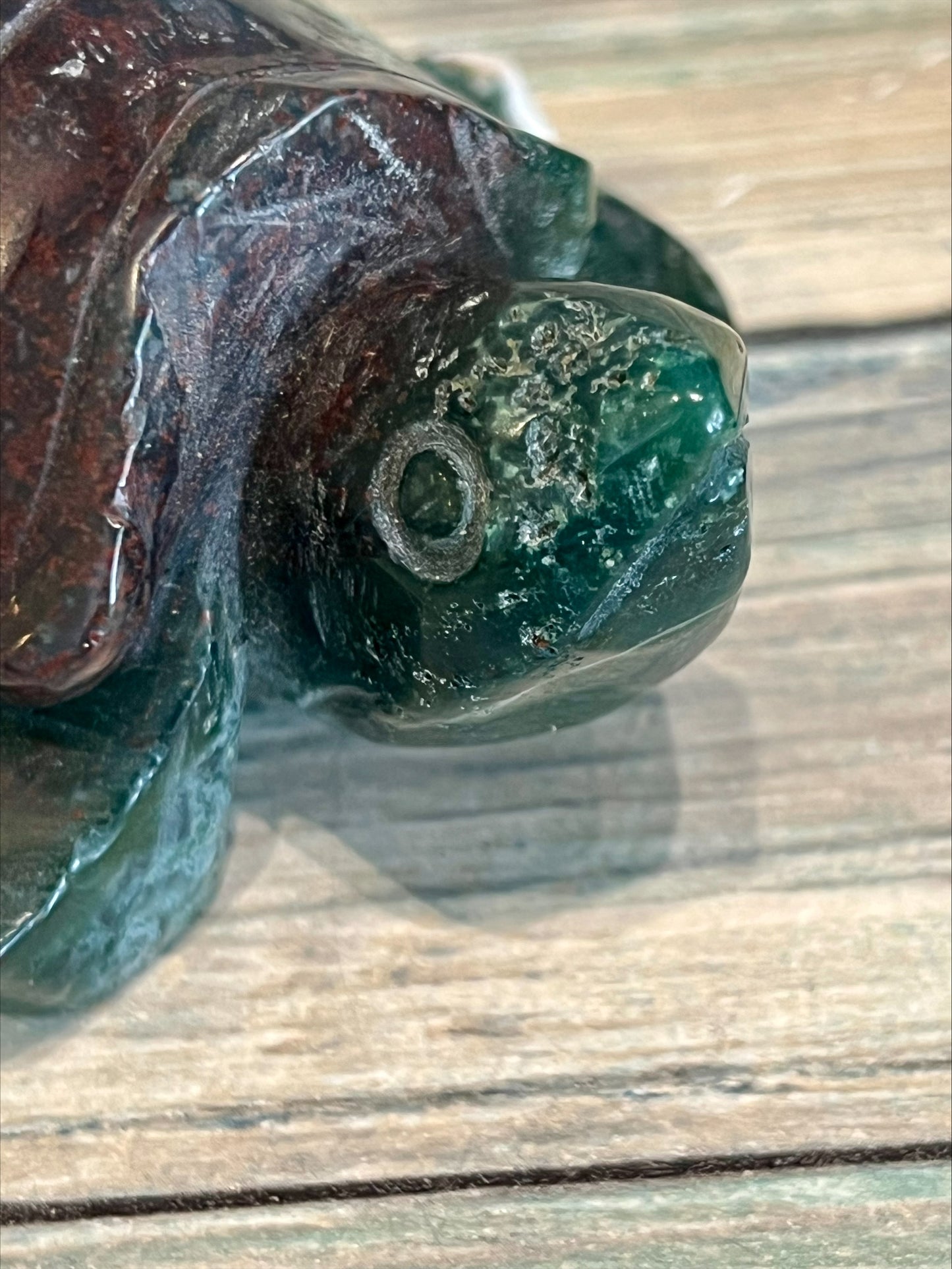 Moss Agate Turtle