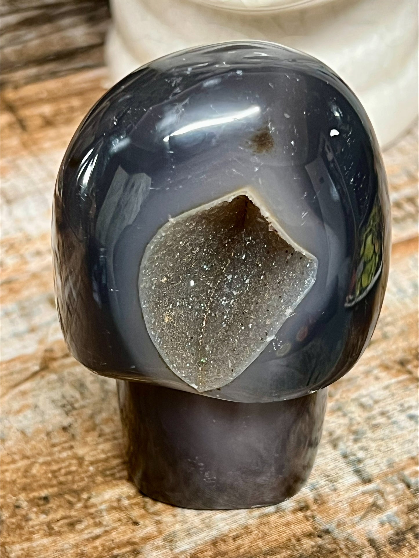 Mushroom - Druzy Agate