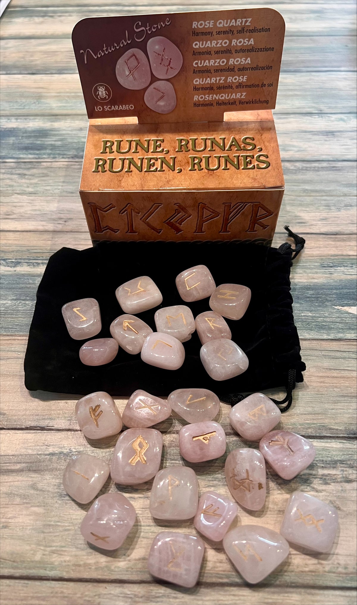 Runes - Rose Quartz