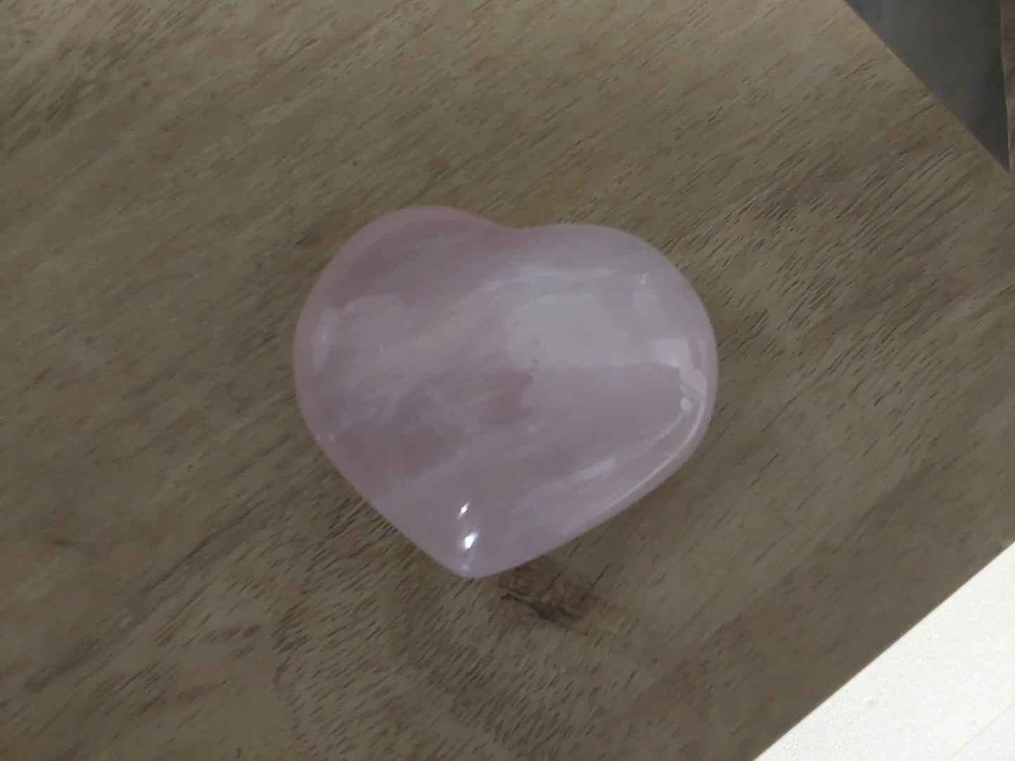 Rose Quartz Crystal Heart