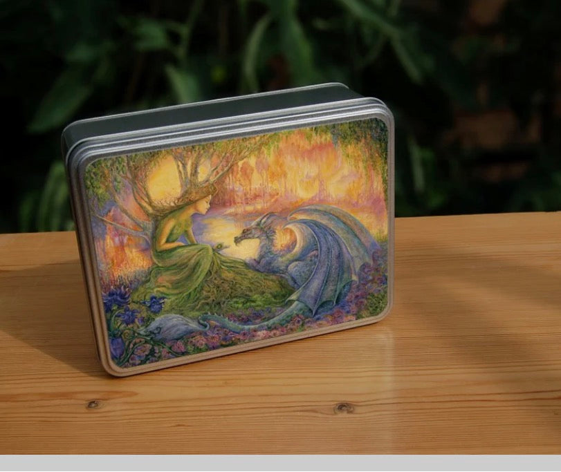Rectangular Tin - The Dryad and the Dragon