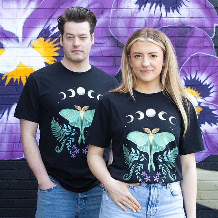 Luna Moth T- Shirt Large