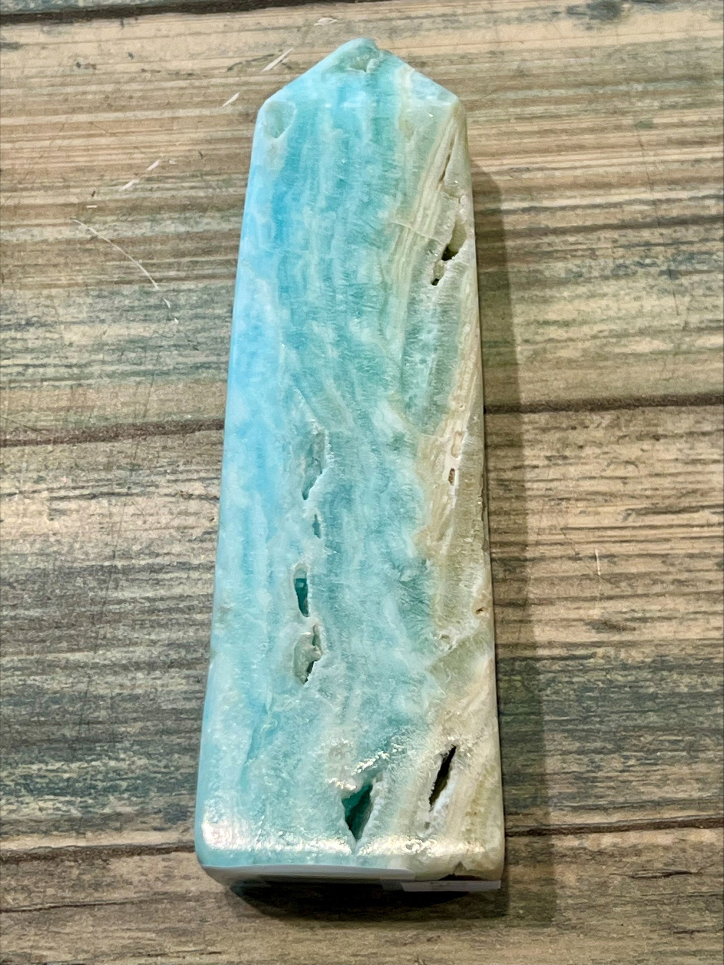Caribbean Calcite Obalisk