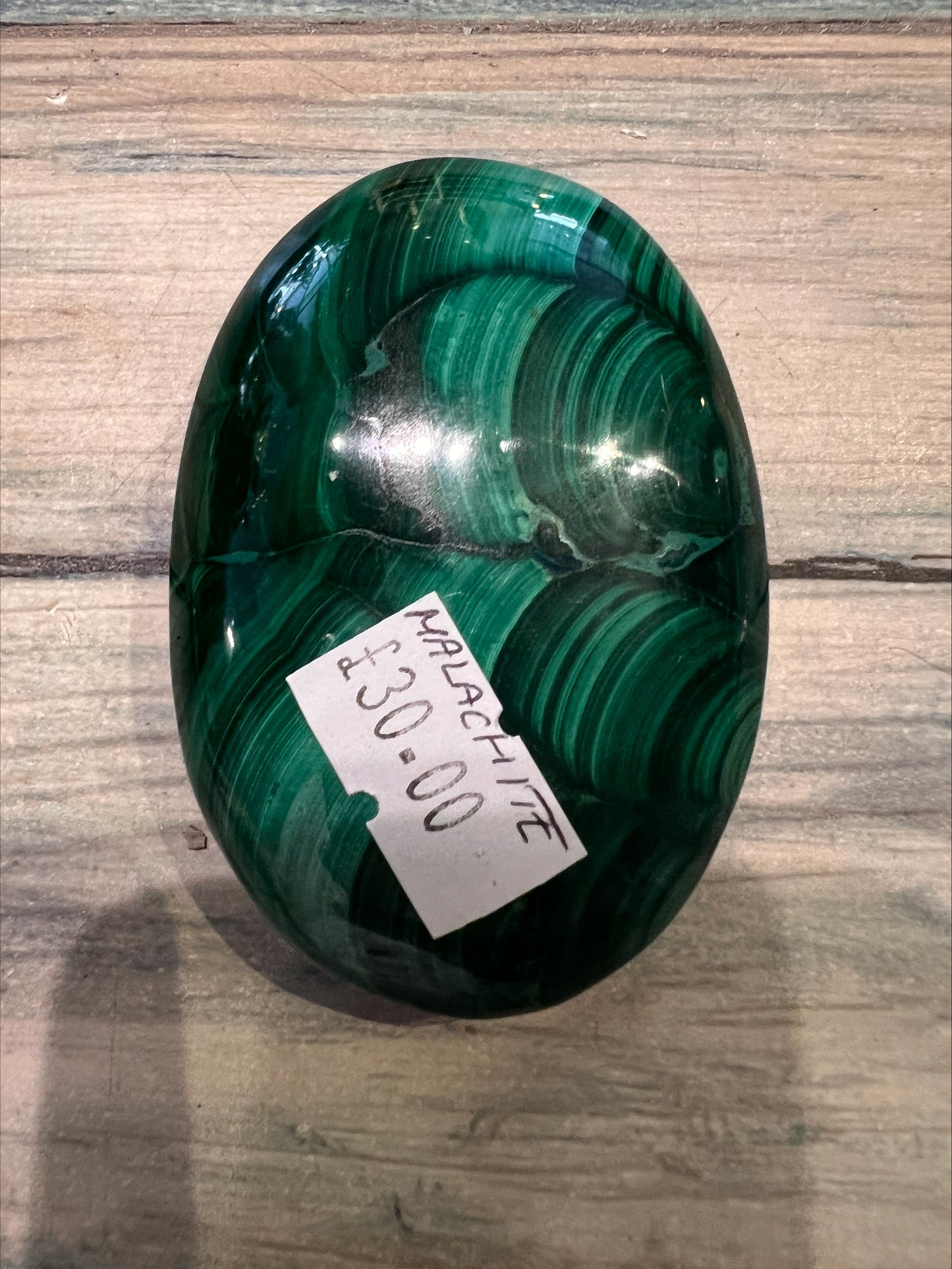 Malachite Palmstone