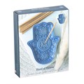 Hand of Hamsa Ceramic Incense Holder and Trinket Dish