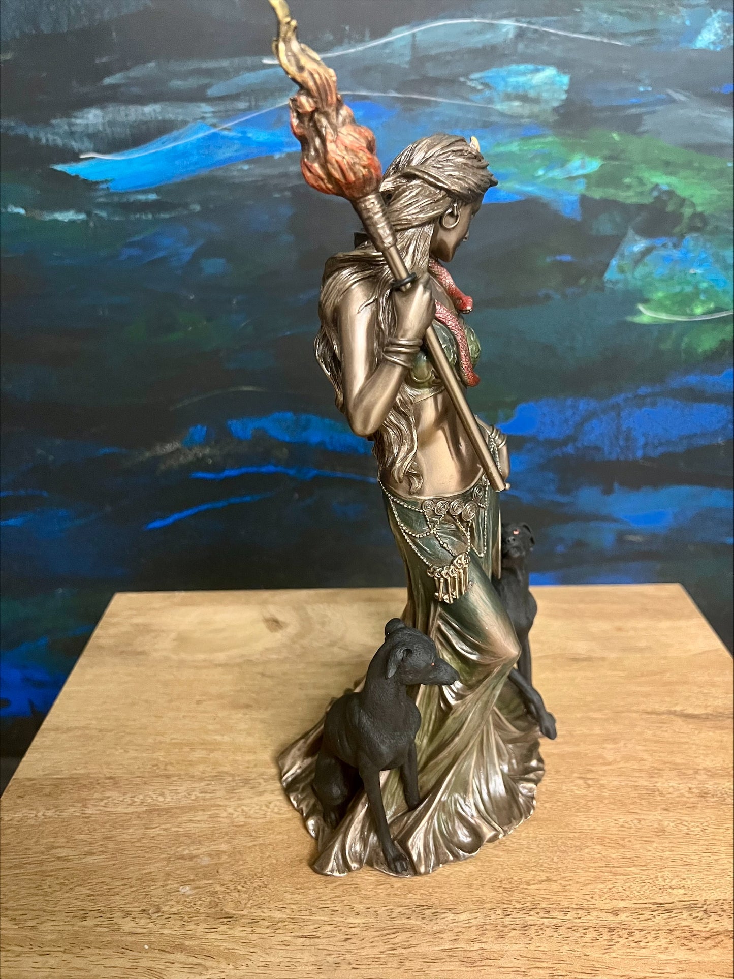 Hecate Moon Goddess statue 34cm