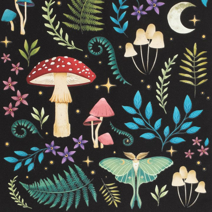Dark Forest Print Tote Bag