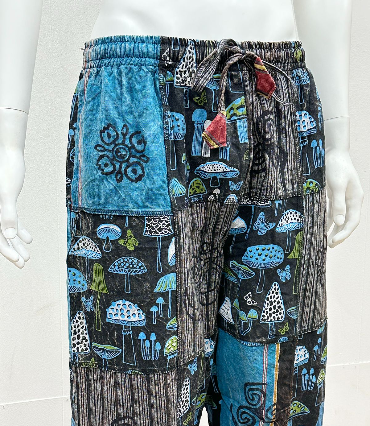 Patchwork Mushroom Trousers