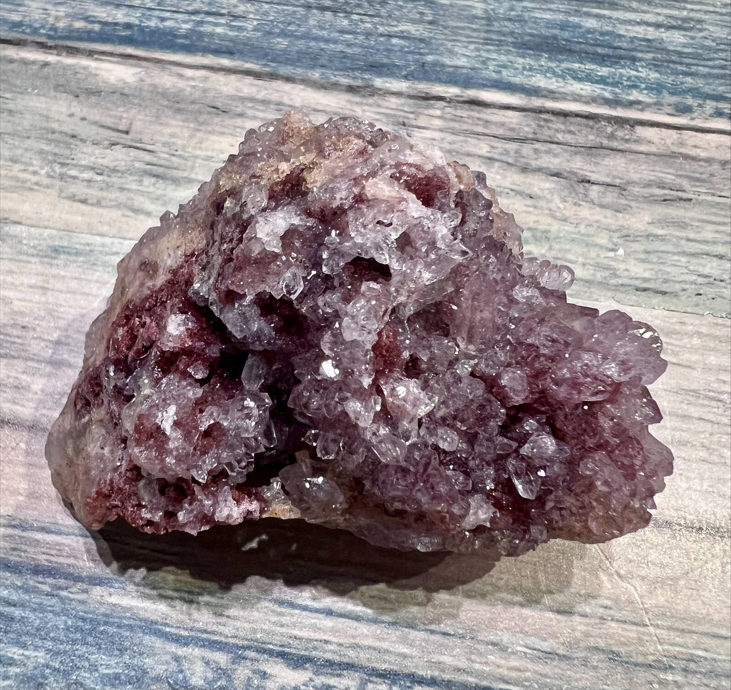 Pink Amethyst with Hematite