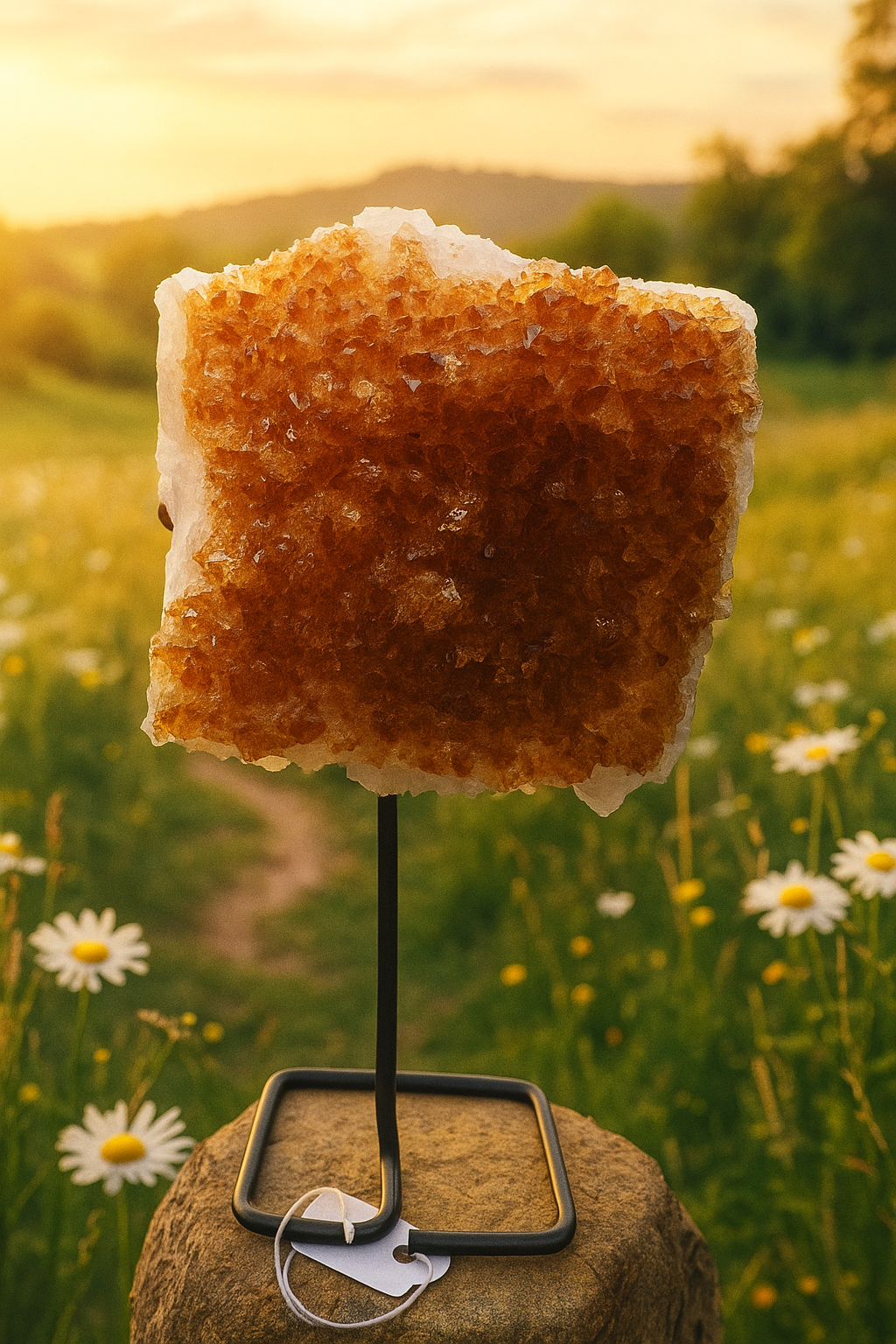 Citrine on stand