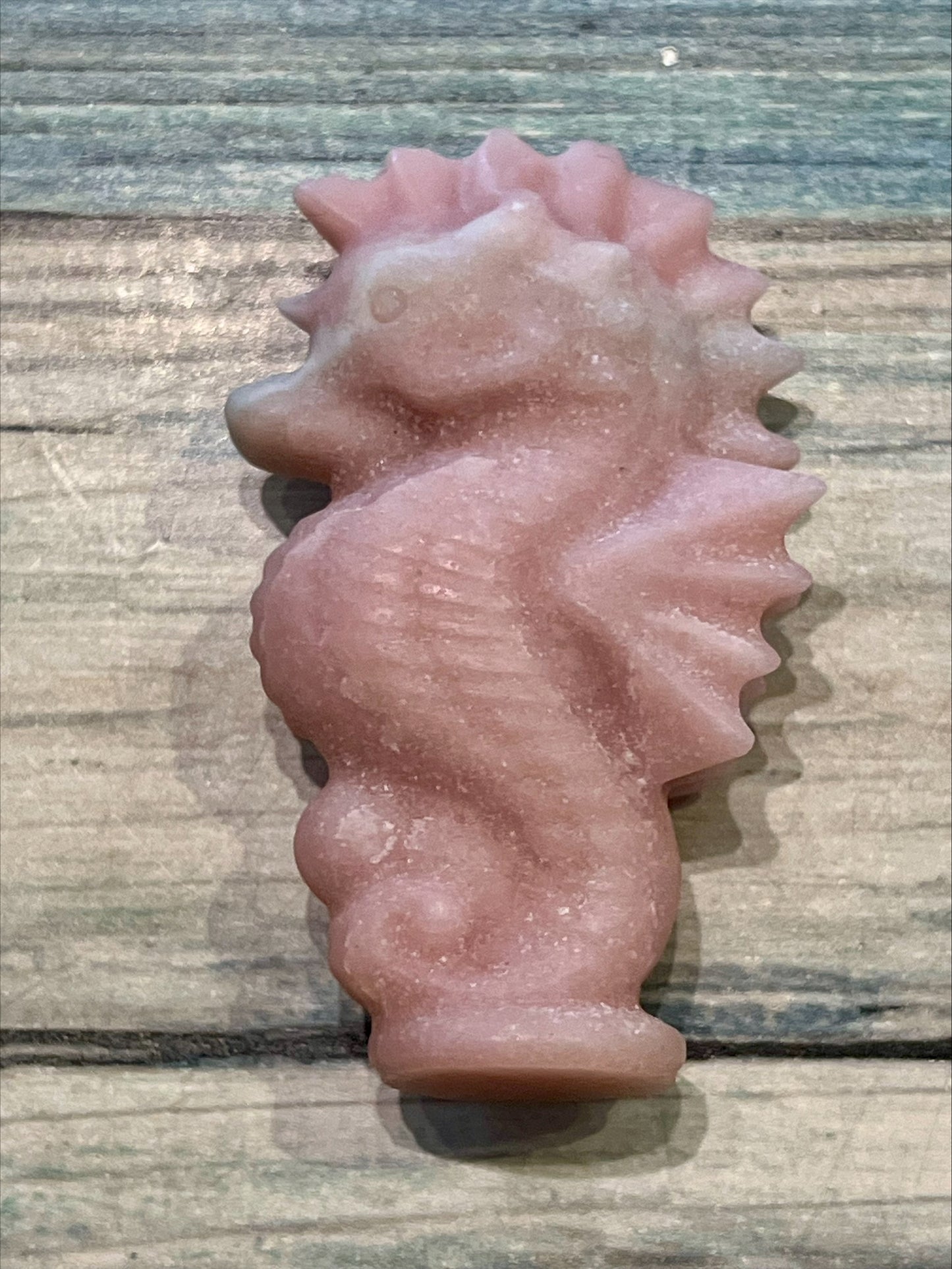 Pink Opal Sea Horse