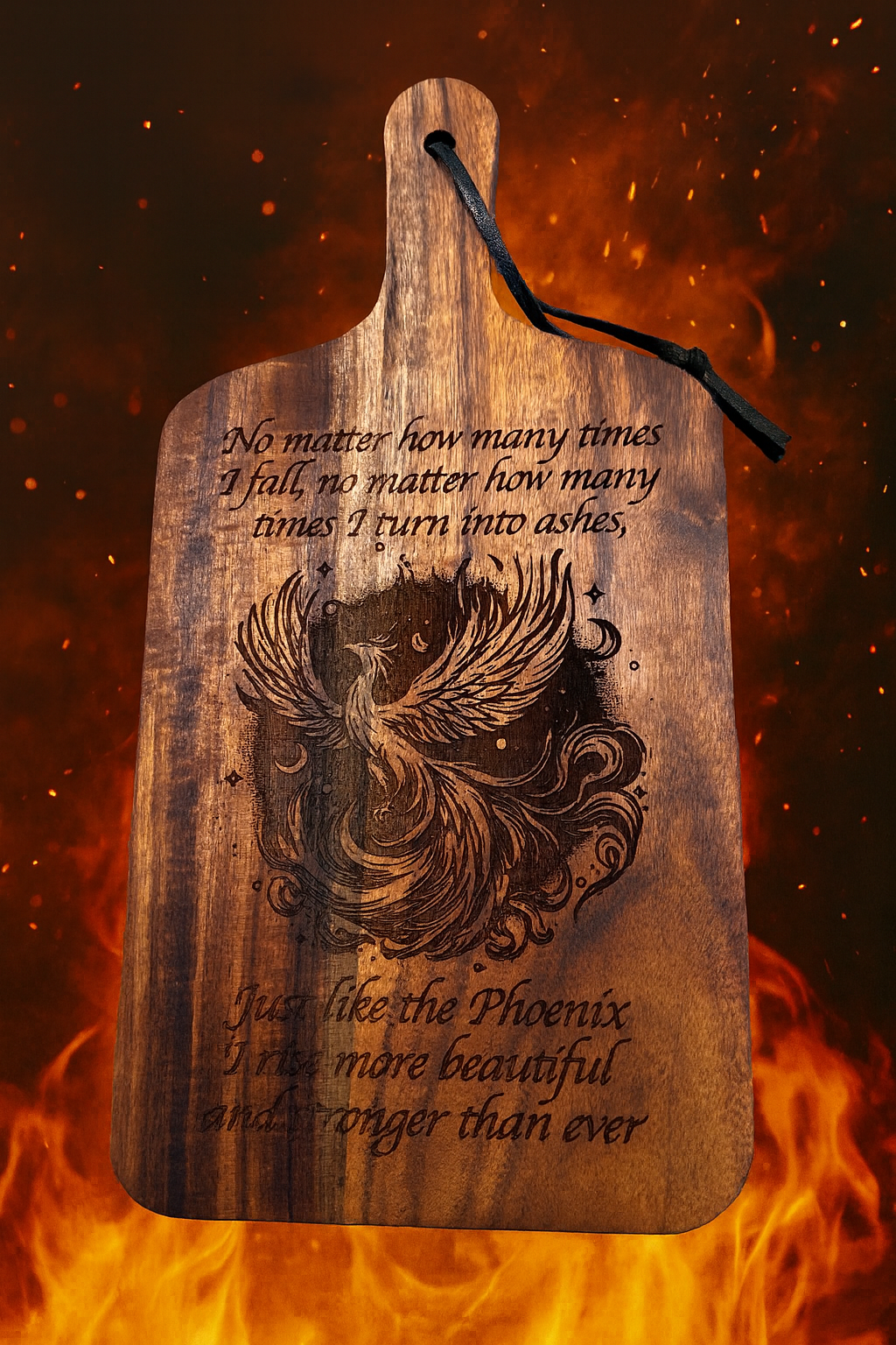 Phoenix in Flight Chopping Board