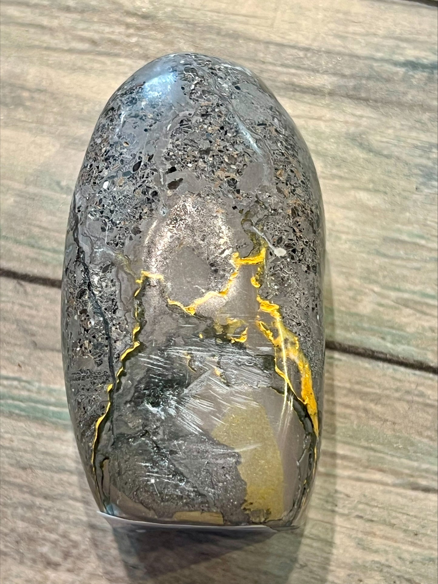 Bumblebee Calcite freeform.