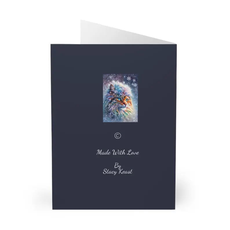 Christmas Greeting Card - Artic Fox