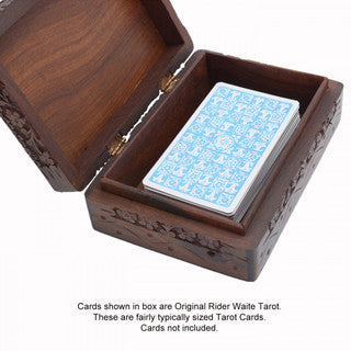 Wooden Sheesham Floral Wooden Box