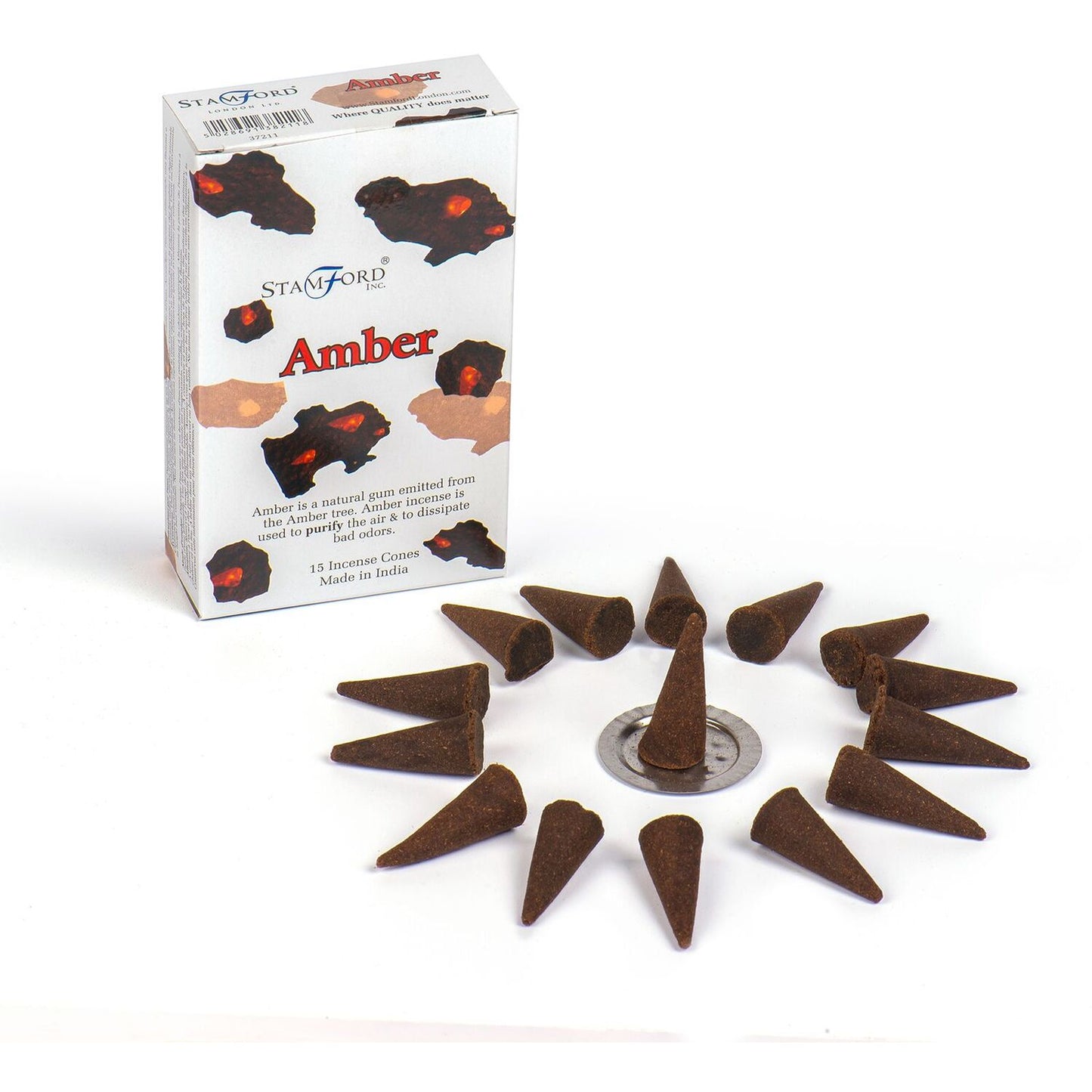 Stamford Amber Incense Cones