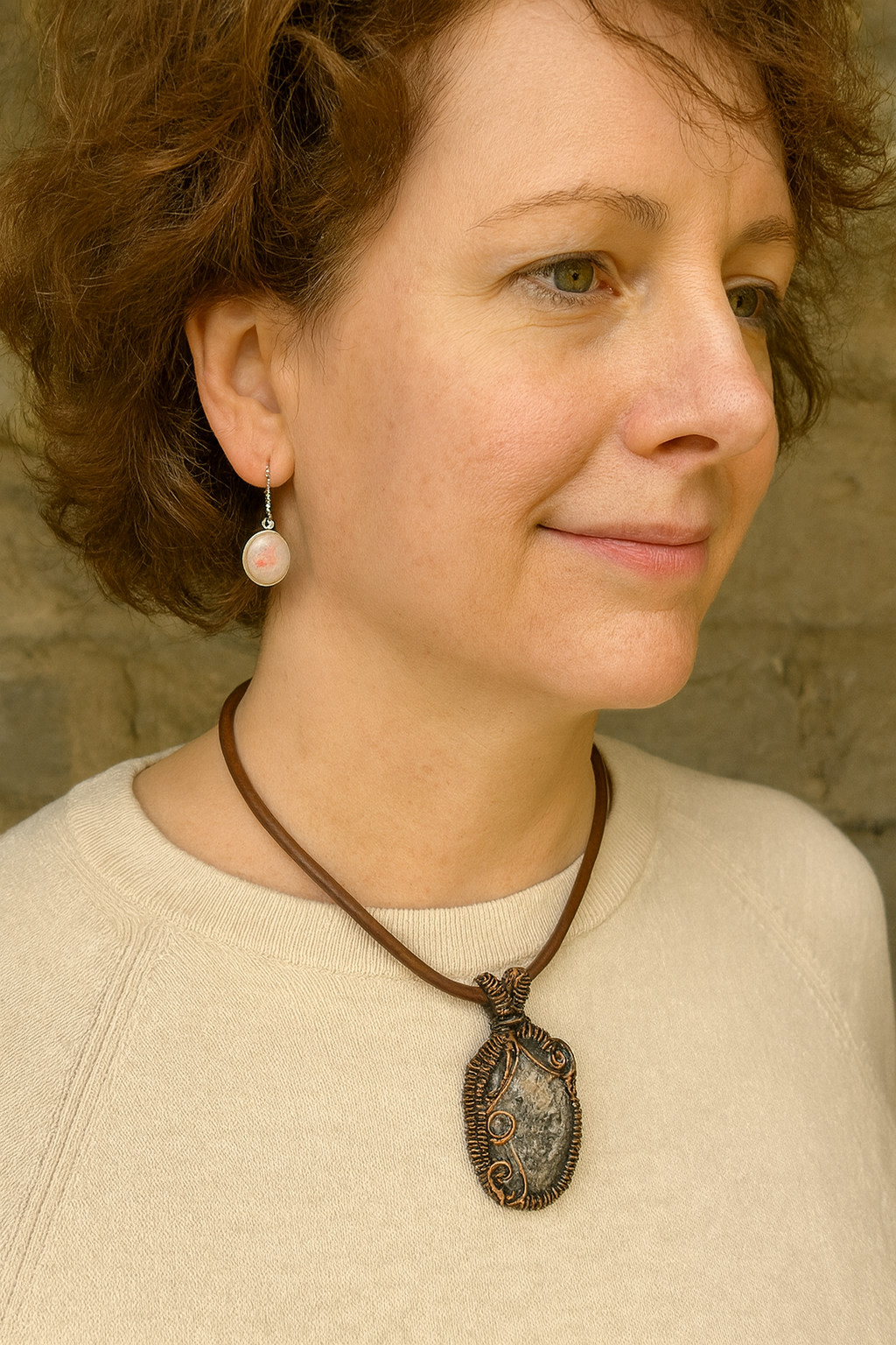 Sangariya Crazy Lace Agate Pendant