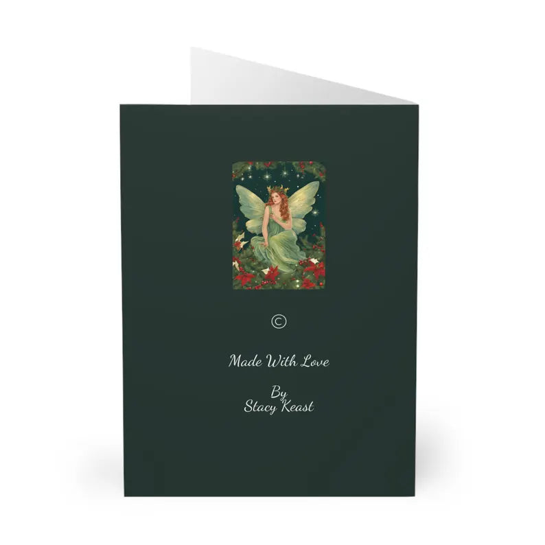 Scarlet Fairy Festive Christmas Card