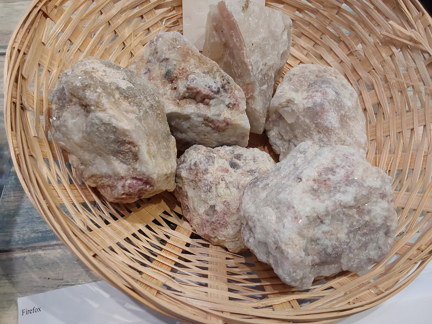 Pink Tourmaline Raw Crystal Chunks