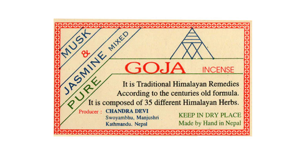 Goja Incense - Musk and Jasmine