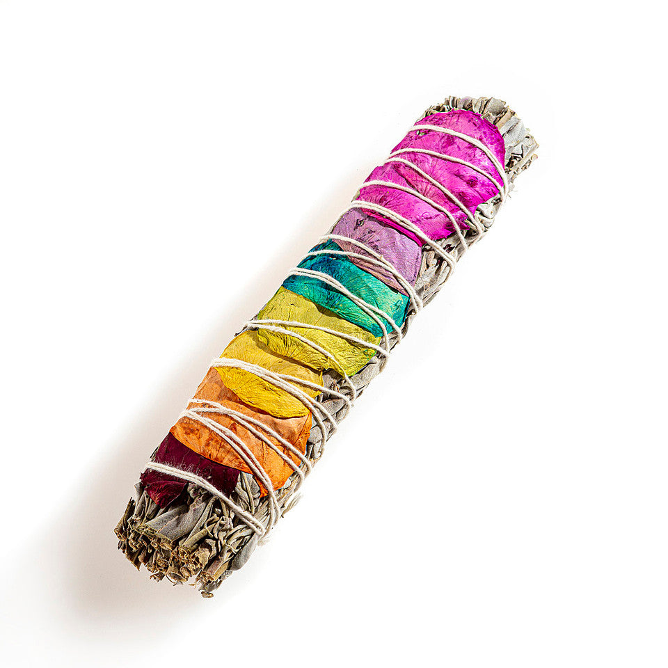 7 Chakra White Sage Incense Stick  17.5cm