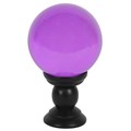 Large Purple Crystal Glass Ball
