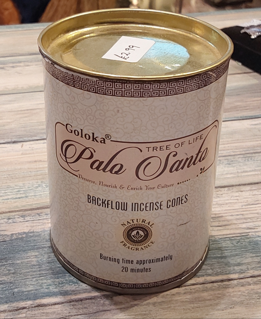 Goloka Palo Santo Backflow Cones
