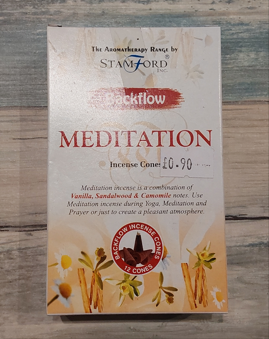 Meditation Backflow Stamford Incense Cones