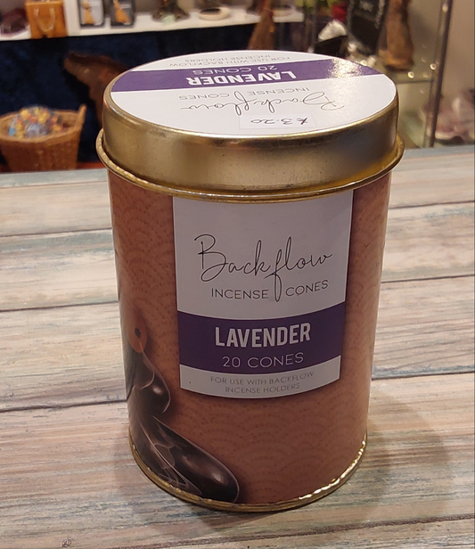 Lavender Backflow Cones