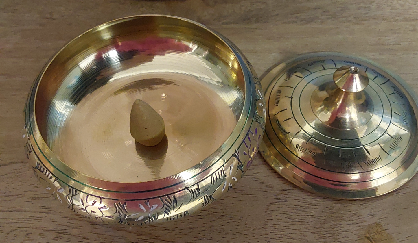 Brass incense holder