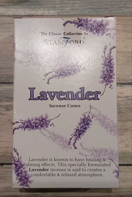 Lavender Stamford Incense Cones