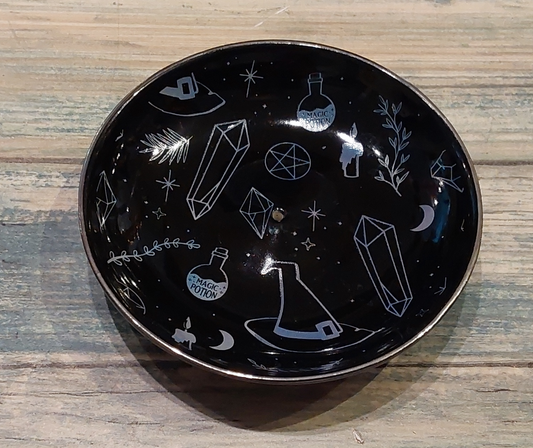 Crystal Witch Incense Holder