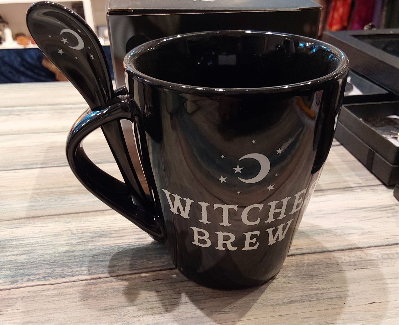 Witches Brew Mug and Spoon.