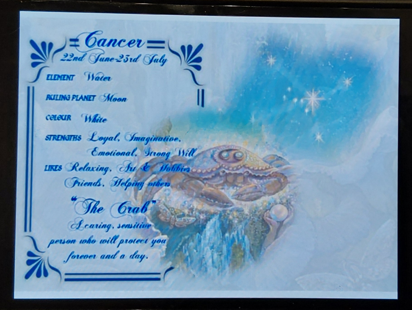 Leo Birthday Card