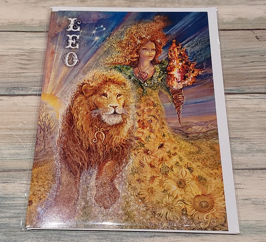 Leo Birthday Card