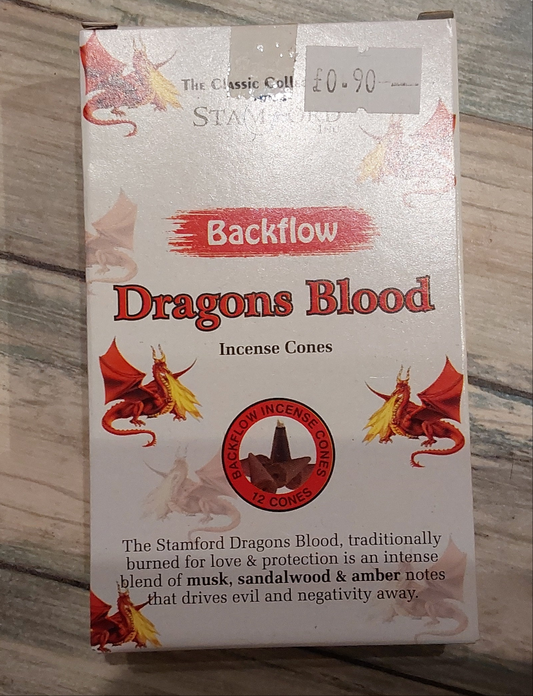 Dragon's Blood Backflow Stamford Incense